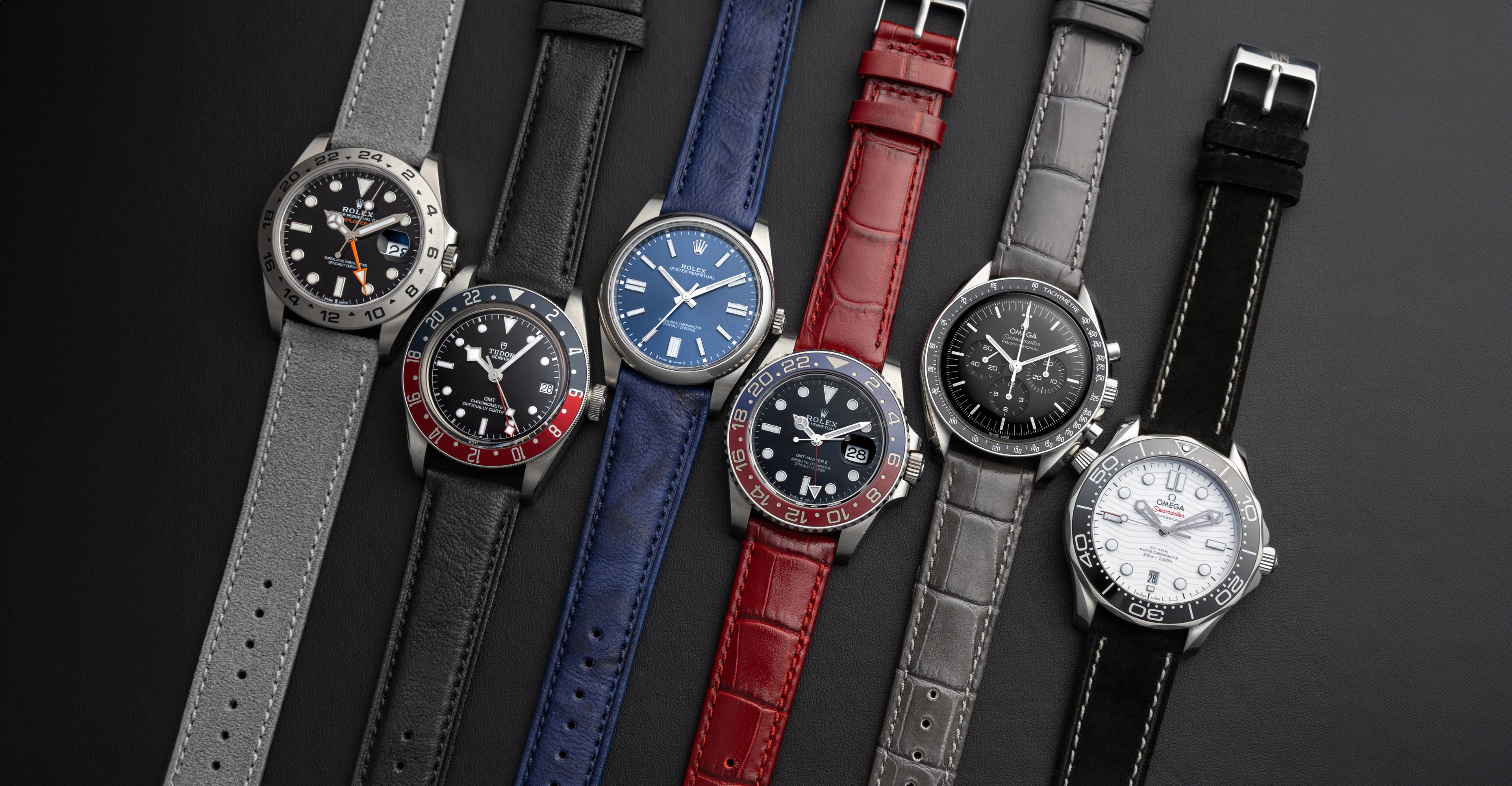 Manufacture Italian Leather Watch Straps 