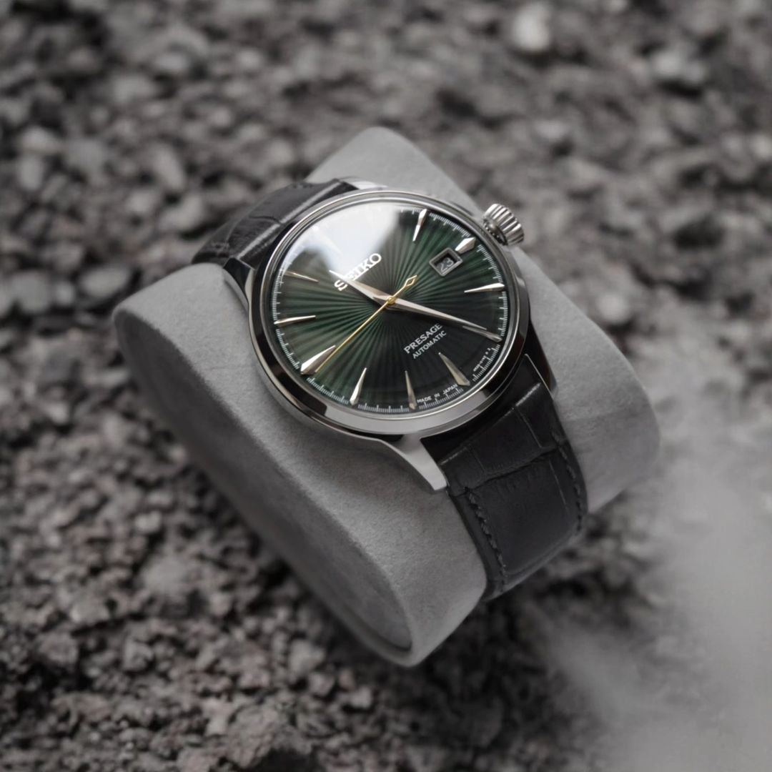 Grey Alligator Leather Watch Bands | Italian Manufacturer